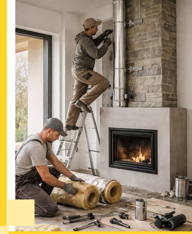 Монтаж дымоходов для каминов в Чернушке от 15234 р. ЭриданЧрш