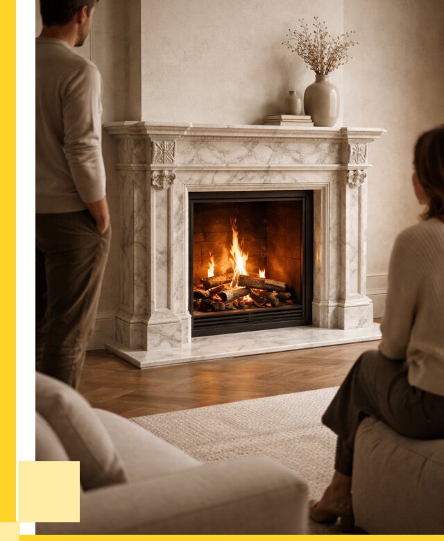 Мраморные камины под ключ в Чернушке от 253900 р. | ЭриданЧрш