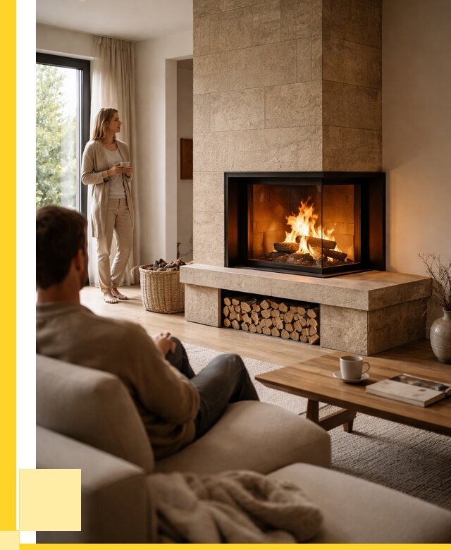 Угловые камины из кирпича установка в Чернушке от 152340 р. ЭриданЧрш