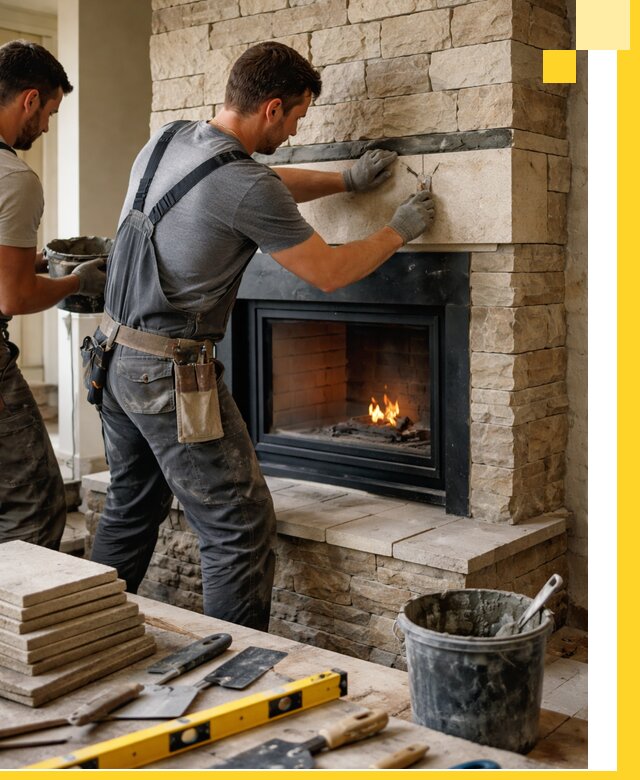 Проектирование и установка открытых каминов в Чернушке