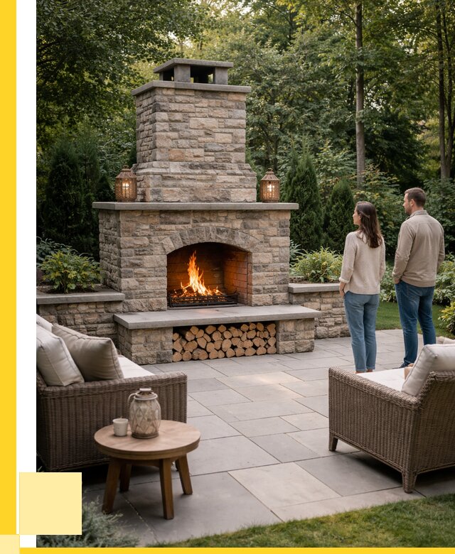 Уличные камины из кирпича в Чернушке от 152340 р. | ЭриданЧрш