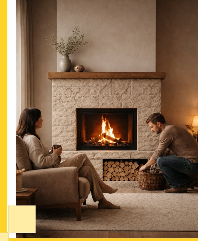 Камины для дома в Чернушке под ключ от 152340 р. | ЭриданЧрш