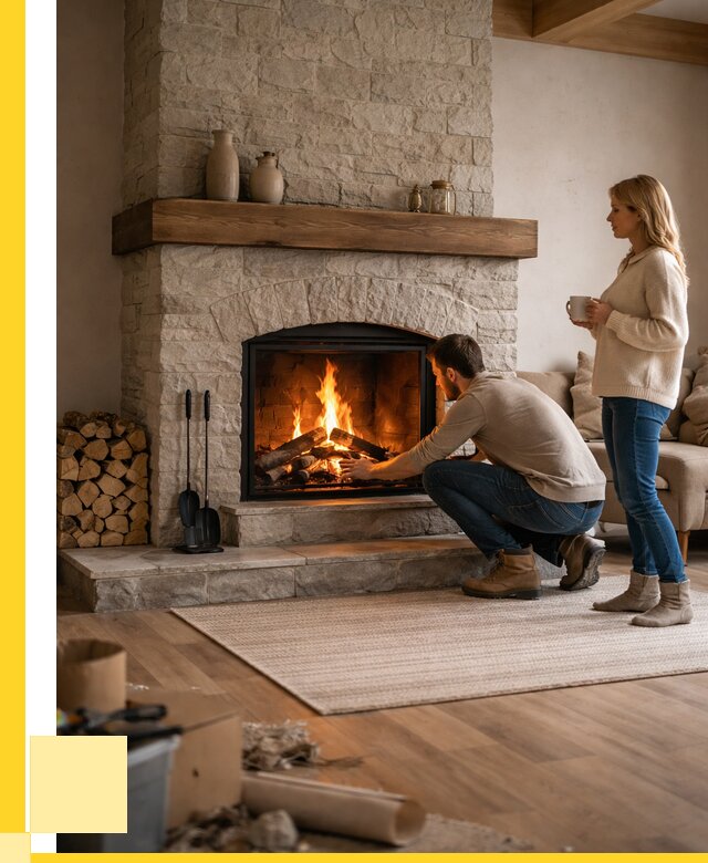 Камины для загородного дома в Чернушке от 355460 р., ЭриданЧрш