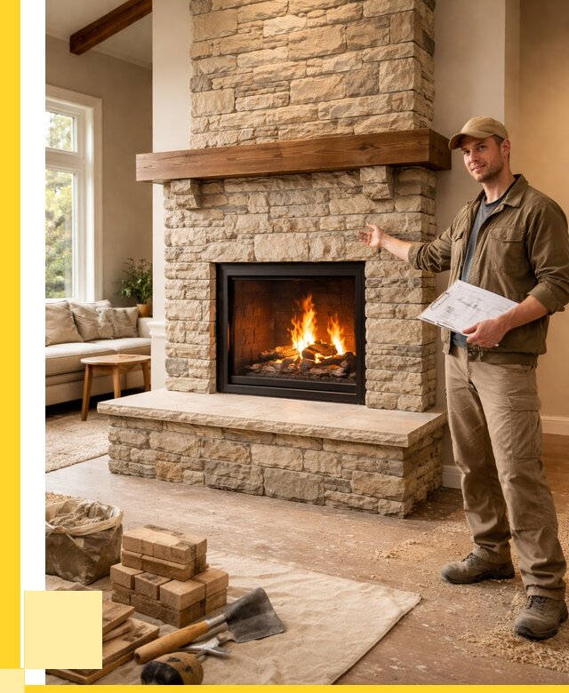 Камины под ключ в Чернушке от 182808 р. | ЭриданЧрш — установка