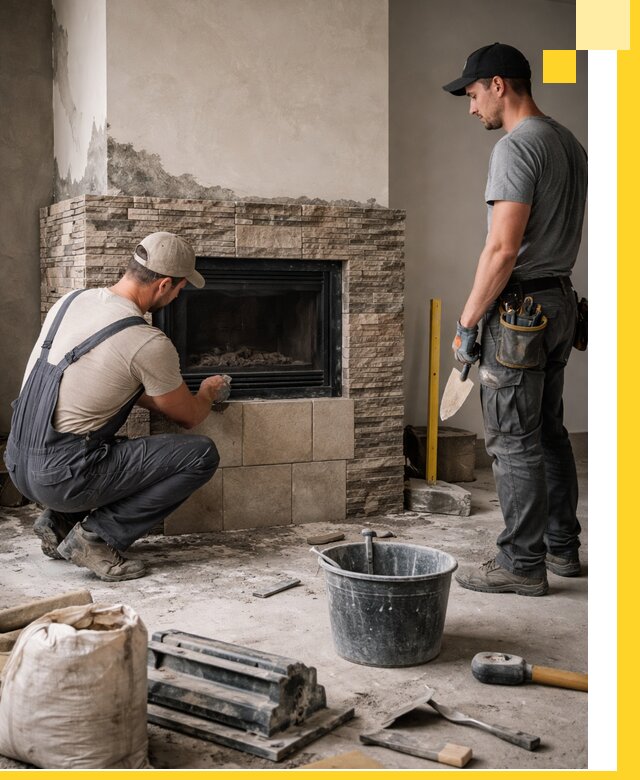 Камины под ключ в Чернушке: проект, изготовление и монтаж