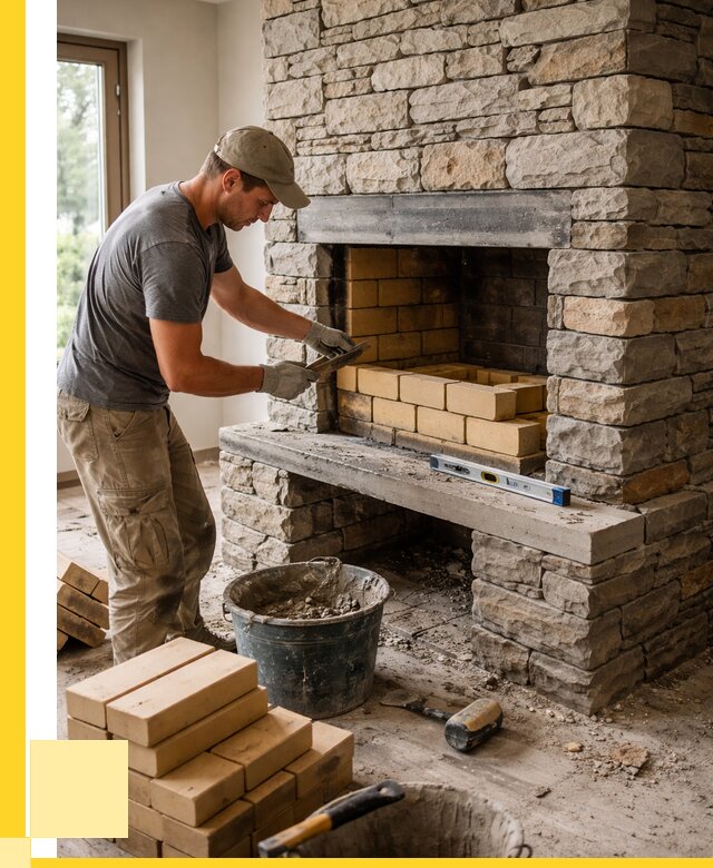 Кладка каминов и камина в Чернушке от 25390 р. ЭриданЧрш