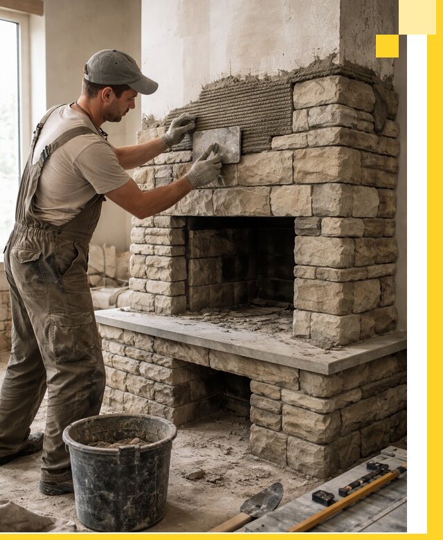 Строительство каминов под ключ в Чернушке от проектирования до монтажа