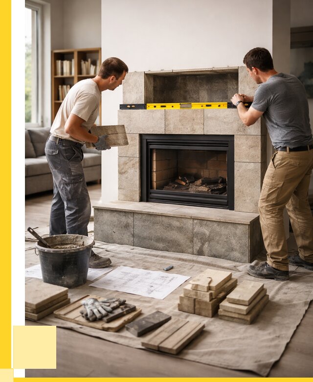 Монтаж каминов и установка в Чернушке от 45702 р. | ЭриданЧрш