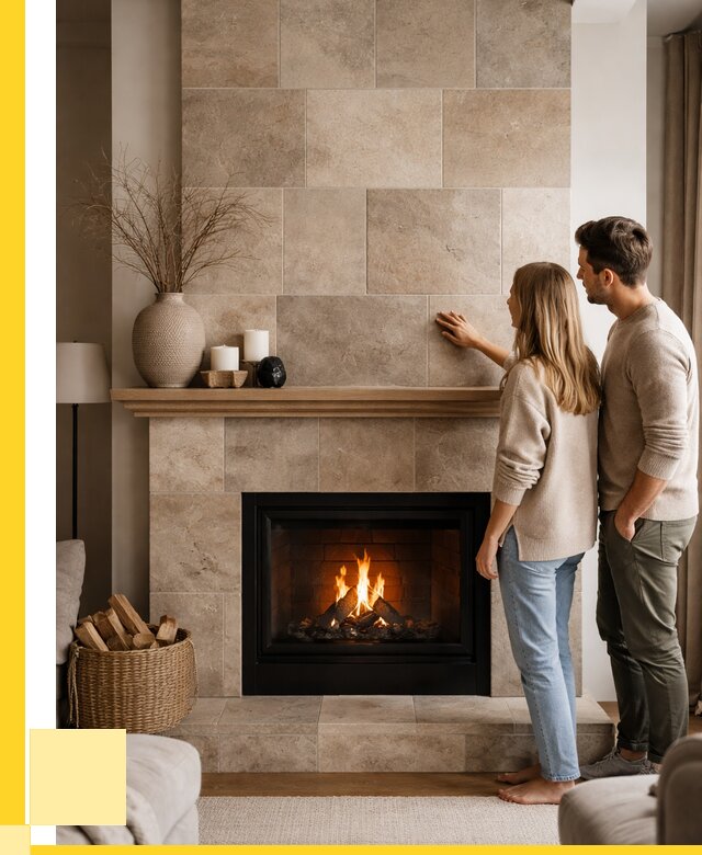 Облицовка каминов керамогранитом в Чернушке от 4570 р. | ЭриданЧрш