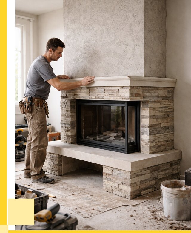 Изготовление каминов под ключ в Чернушке от 152340 р. | ЭриданЧрш