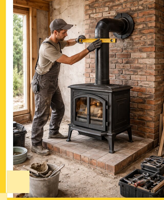 Монтаж печей установка банной печи в Чернушке от 15234 р. | ЭриданЧрш