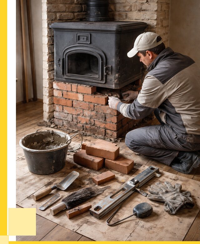 Ремонт печей в Чернушке от 12187 р., услуги печника ЭриданЧрш