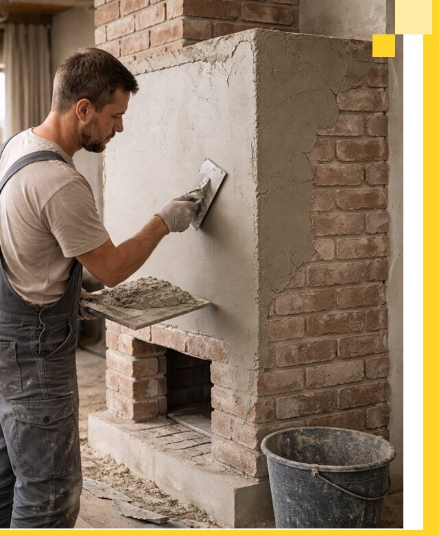 Отделка печей и облицовка каминов в Чернушке под ключ