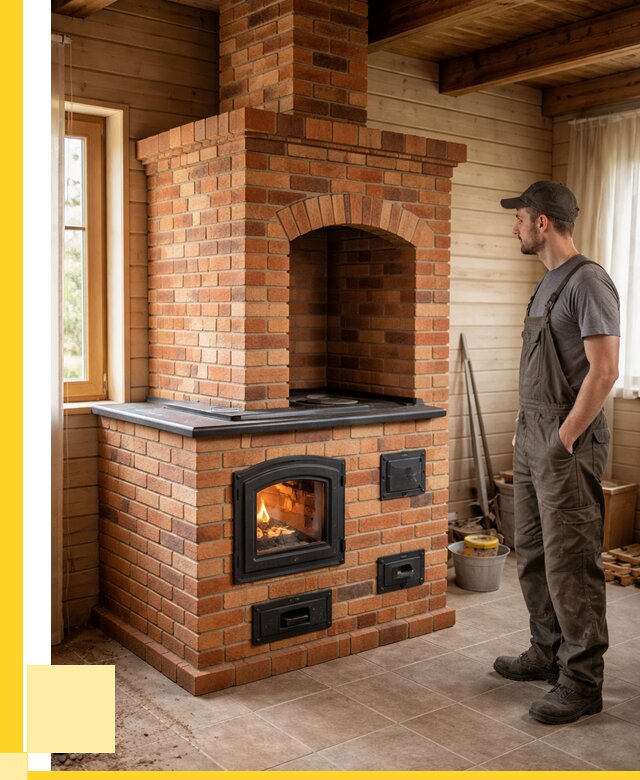 Кирпичные печи в Чернушке: купить от 152340 р. | ЭриданЧрш