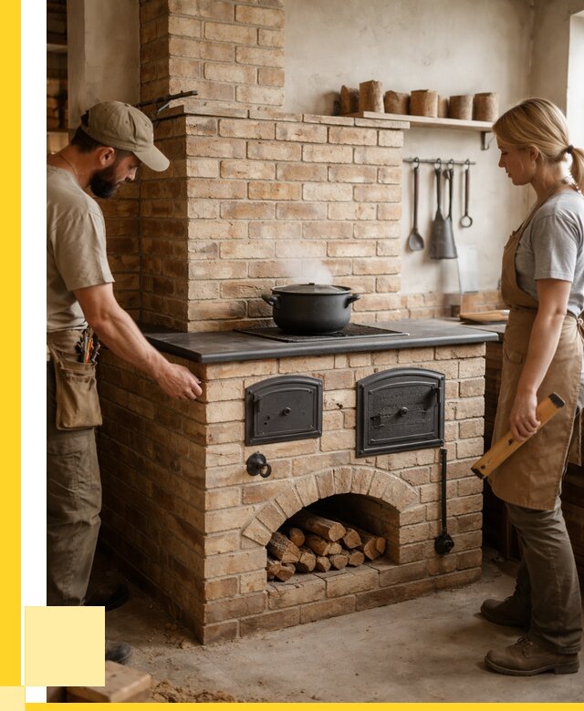 Варочно отопительные печи в Чернушке от 91404 р. | ЭриданЧрш