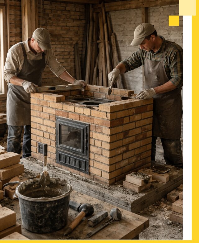 Изготовление и установка варочных печей под ключ в Чернушке