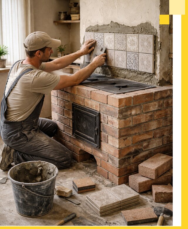 Печи с плитой на заказ монтаж гарантия и сервис в Чернушке