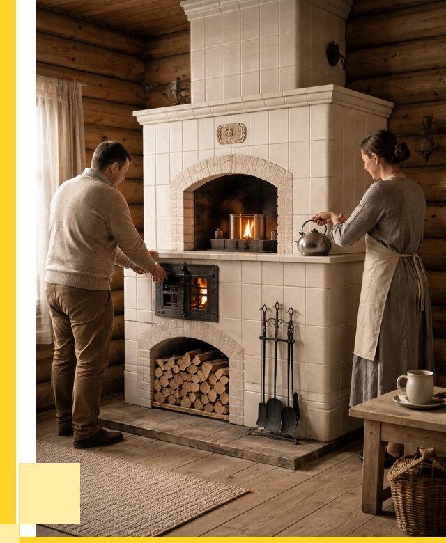 Русские печи в Чернушке: установка от 152340 р. ЭриданЧрш