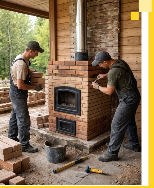 Производство и установка дачных печей под ключ в Чернушке