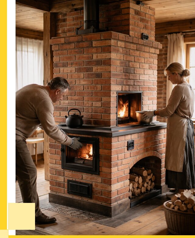 Печи для загородного дома под ключ в Чернушке от 81248 р. | ЭриданЧрш