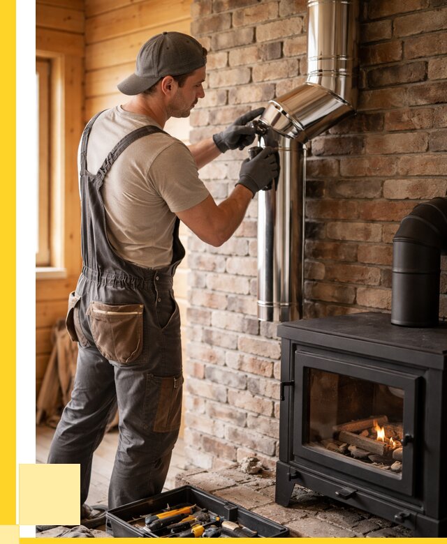 Монтаж дымоходов для печей в Чернушке от 7617 р. | ЭриданЧрш