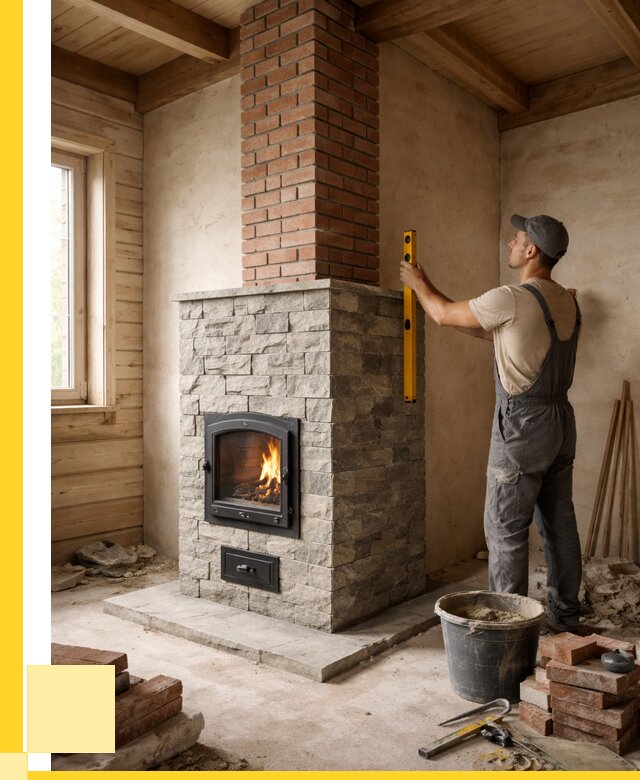 Печи и дымоходы под ключ в Чернушке от 45702 р., ЭриданЧрш