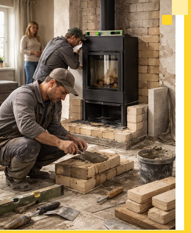 Печи и камины под ключ: проект, установка в Чернушке