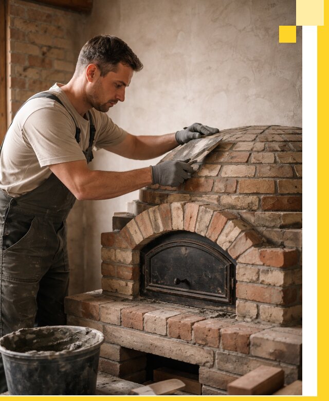 Изготовление и монтаж помпейских печей на заказ в Чернушке