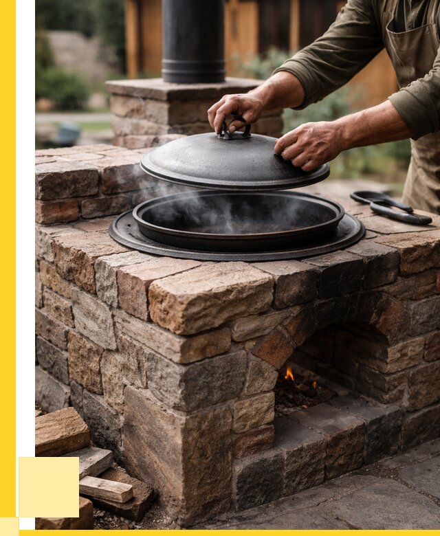 Печи для казана в Чернушке по цене от 18281 р. | ЭриданЧрш