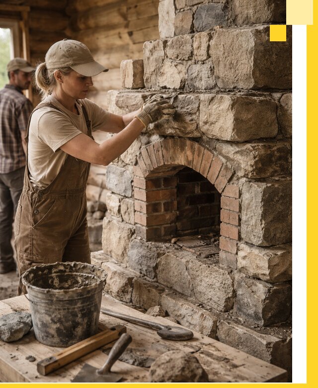 Каменные печи на заказ и монтаж в Чернушке, долговечные решения