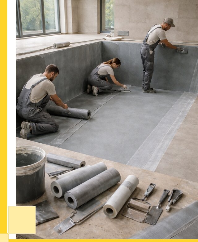 Гидроизоляция бассейнов в Чернушке от 2031 р., ЭриданЧрш