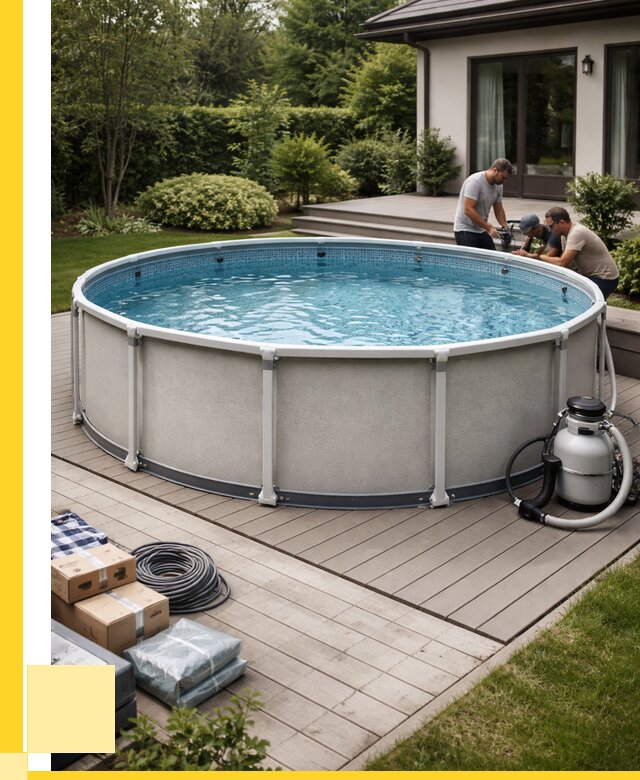 Купить каркасные бассейны в Чернушке от 45702 р. | ЭриданЧрш