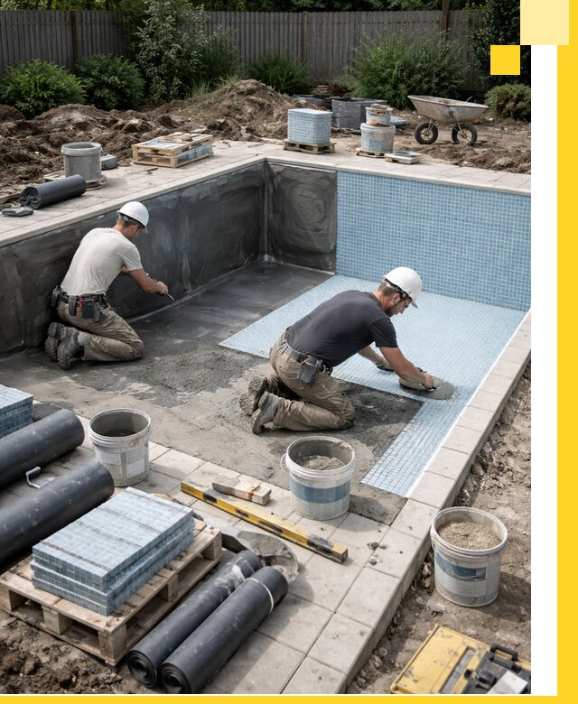 Проектирование и строительство стационарных бассейнов в Чернушке