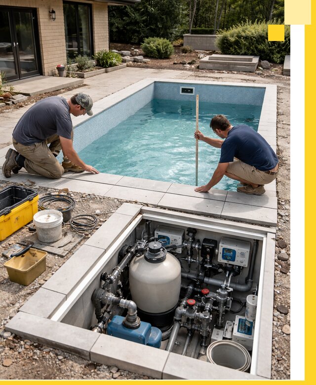 Строительство качественных домашних бассейнов под ключ в Чернушке