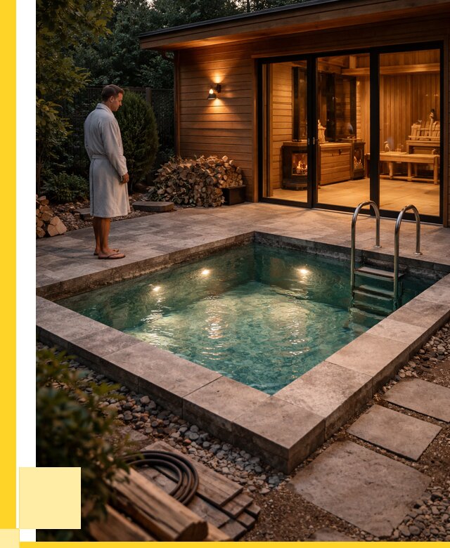 Бани с бассейном под ключ в Чернушке от 96482 р. | ЭриданЧрш