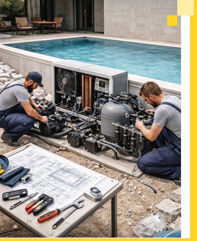 Проектирование и монтаж бассейнов с подогревом в Чернушке