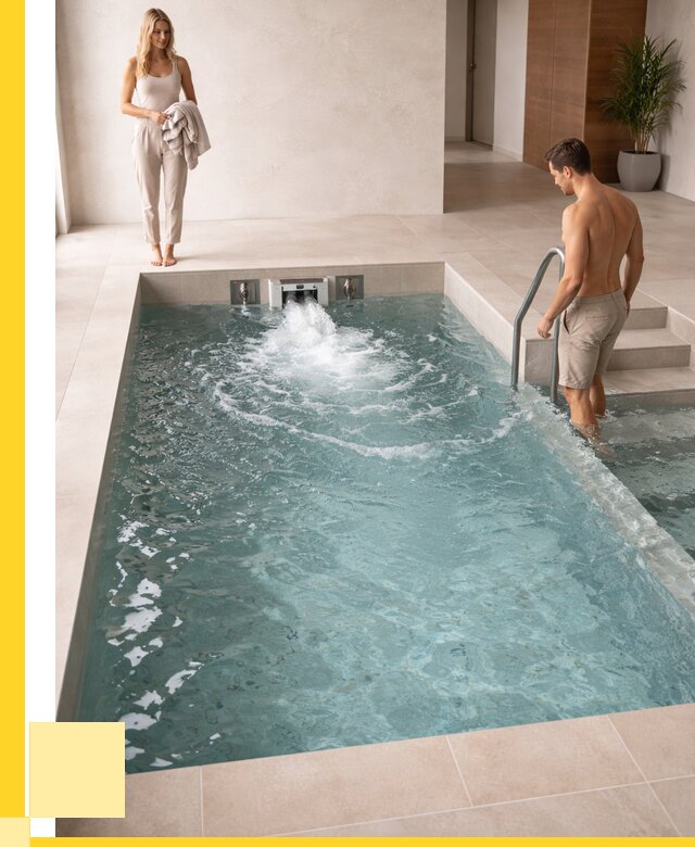 Бассейн с противотоком в Чернушке от 253900 р. | ЭриданЧрш