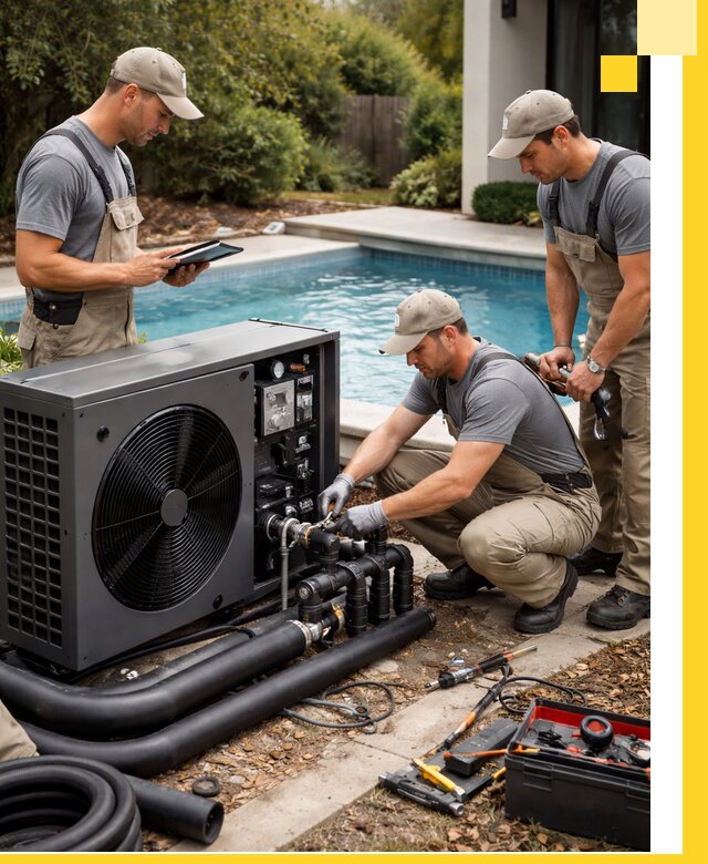 Проектирование и установка тепловых насосов для бассейнов в Чернушке