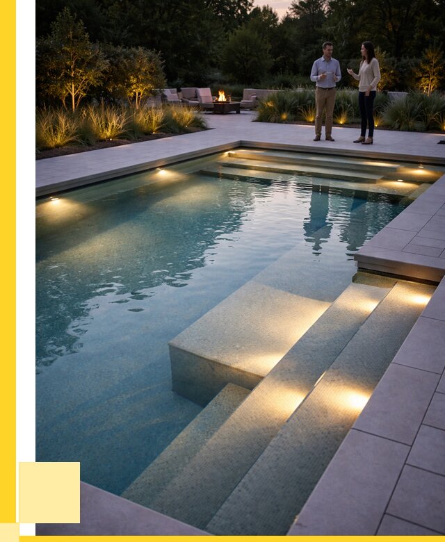 Освещение бассейнов в Чернушке под ключ от 25390 р. | ЭриданЧрш