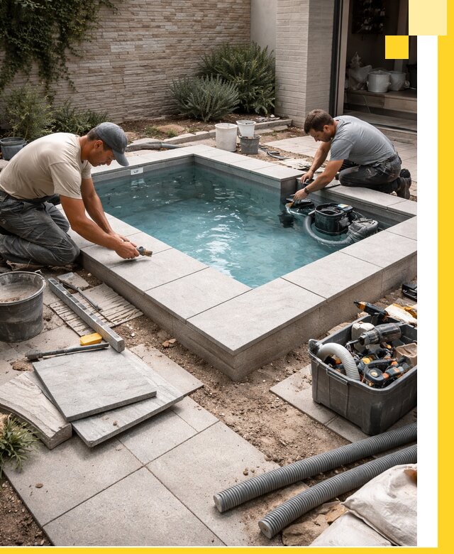 Мини бассейны под ключ в Чернушке, дизайн и установка