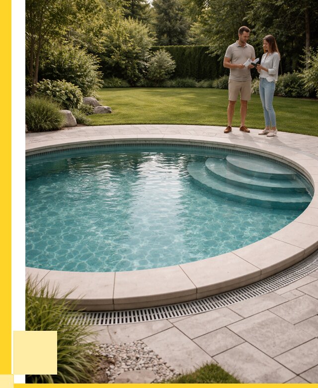 Круглые каркасные бассейны купить в Чернушке от 253900 р. | ЭриданЧрш