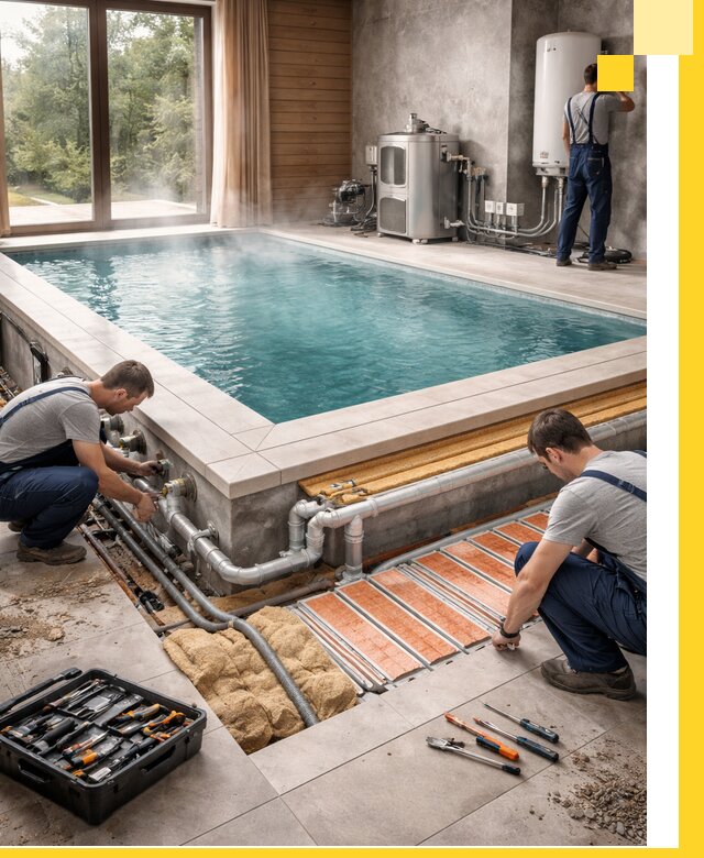 Проектирование и строительство тёплых бассейнов в Чернушке