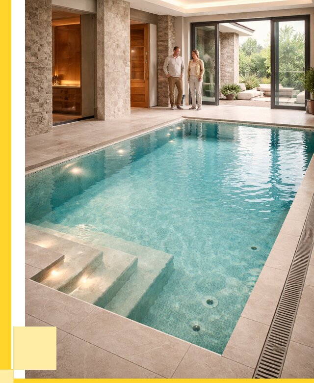 Бассейн во дворе в Чернушке: проект, отделка от 1218720 р. | ЭриданЧрш