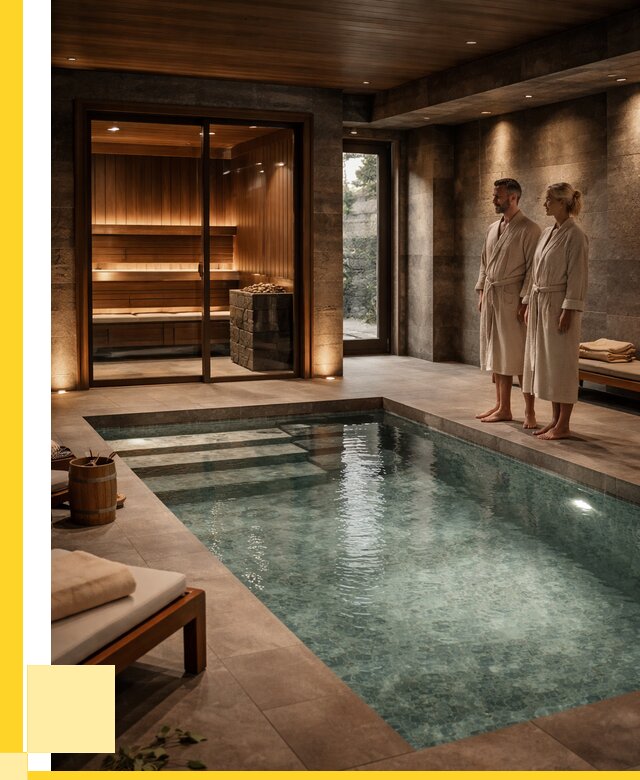 Сауна с большим бассейном в Чернушке от 1218720 р. ЭриданЧрш