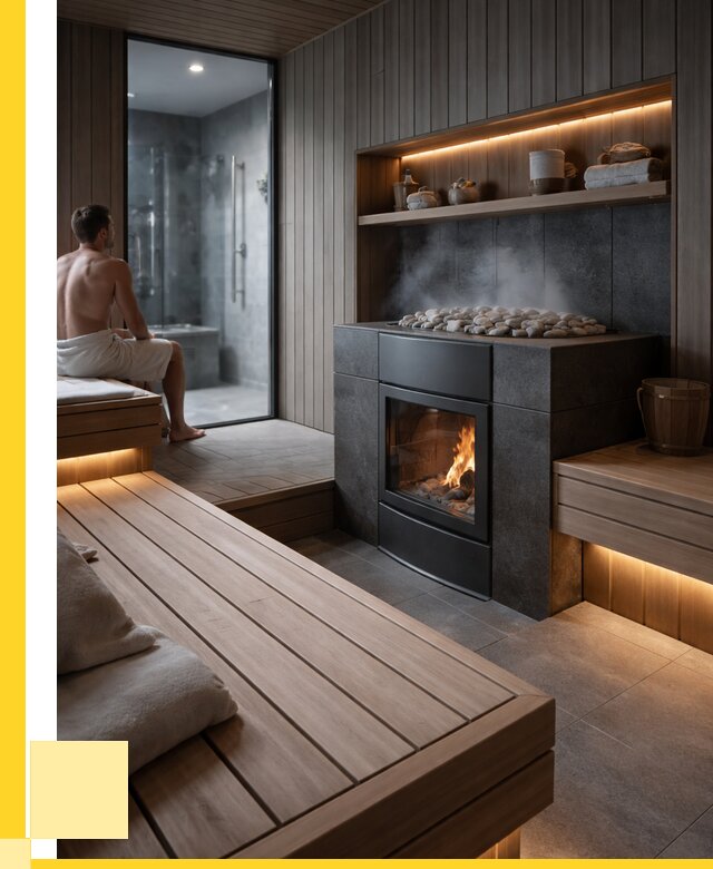 Проект сауны в частном доме в Чернушке от 35546 р. | ЭриданЧрш