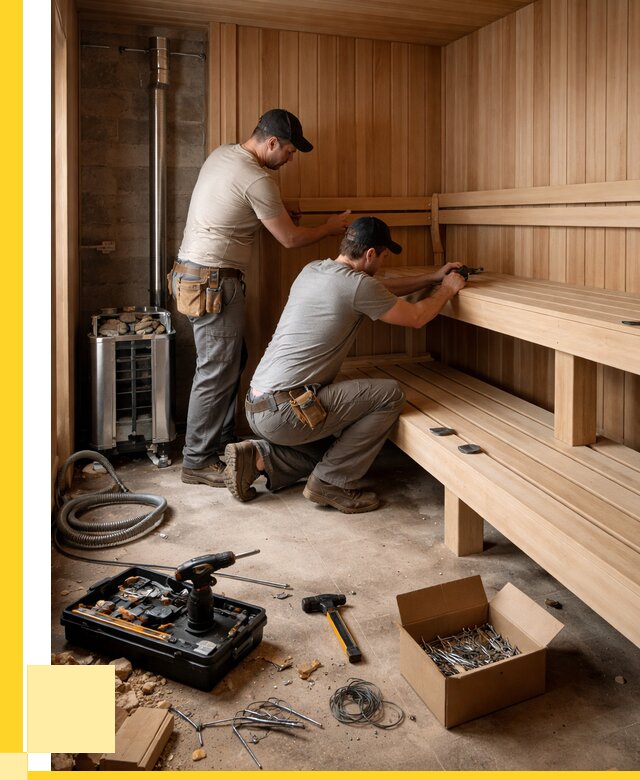 Монтаж саун под ключ в Чернушке от 121872 р. | ЭриданЧрш