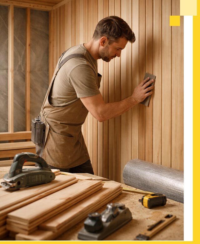 Профессиональная отделка саун и парных под ключ в Чернушке