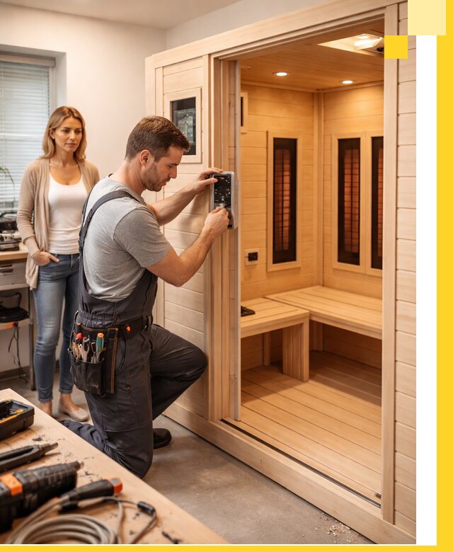 Инфракрасные сауны под ключ в Чернушке продажа и установка