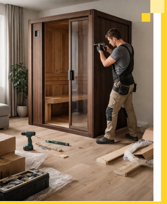 Установка и производство мини саун под ключ в Чернушке