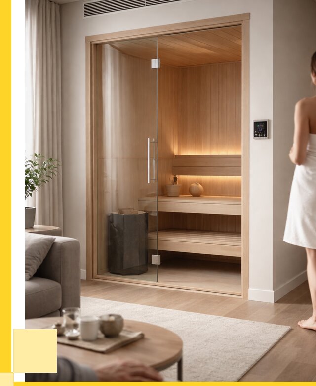 Сауна в квартире под ключ в Чернушке от 121872 р. ЭриданЧрш